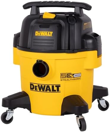 DEWALT STEALTHSONIC DXV06P-QT - ASPIRADORA DE TIENDA EN SECO Y HÚMEDO DE 6 GALONES, ASPIRADORA ULTRA SILENCIOSA CON POTENTE - 7