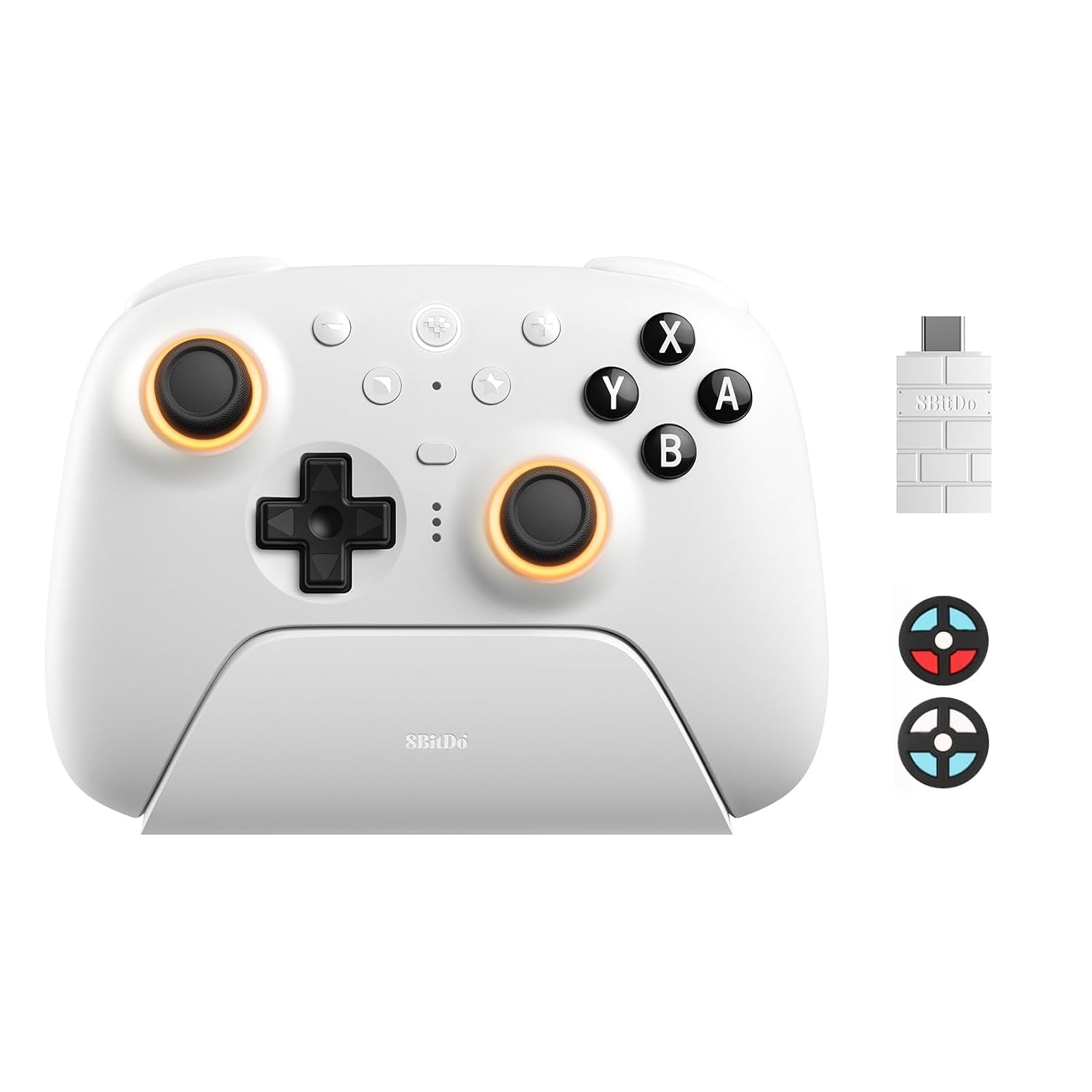 8BITDO ULTIMATE 2 CONTROLADOR BLUETOOTH CON JOYSTICKS TMR PARA SWITCH, PC CON WINDOWS, CONTROLADOR DE JUEGOS - 1