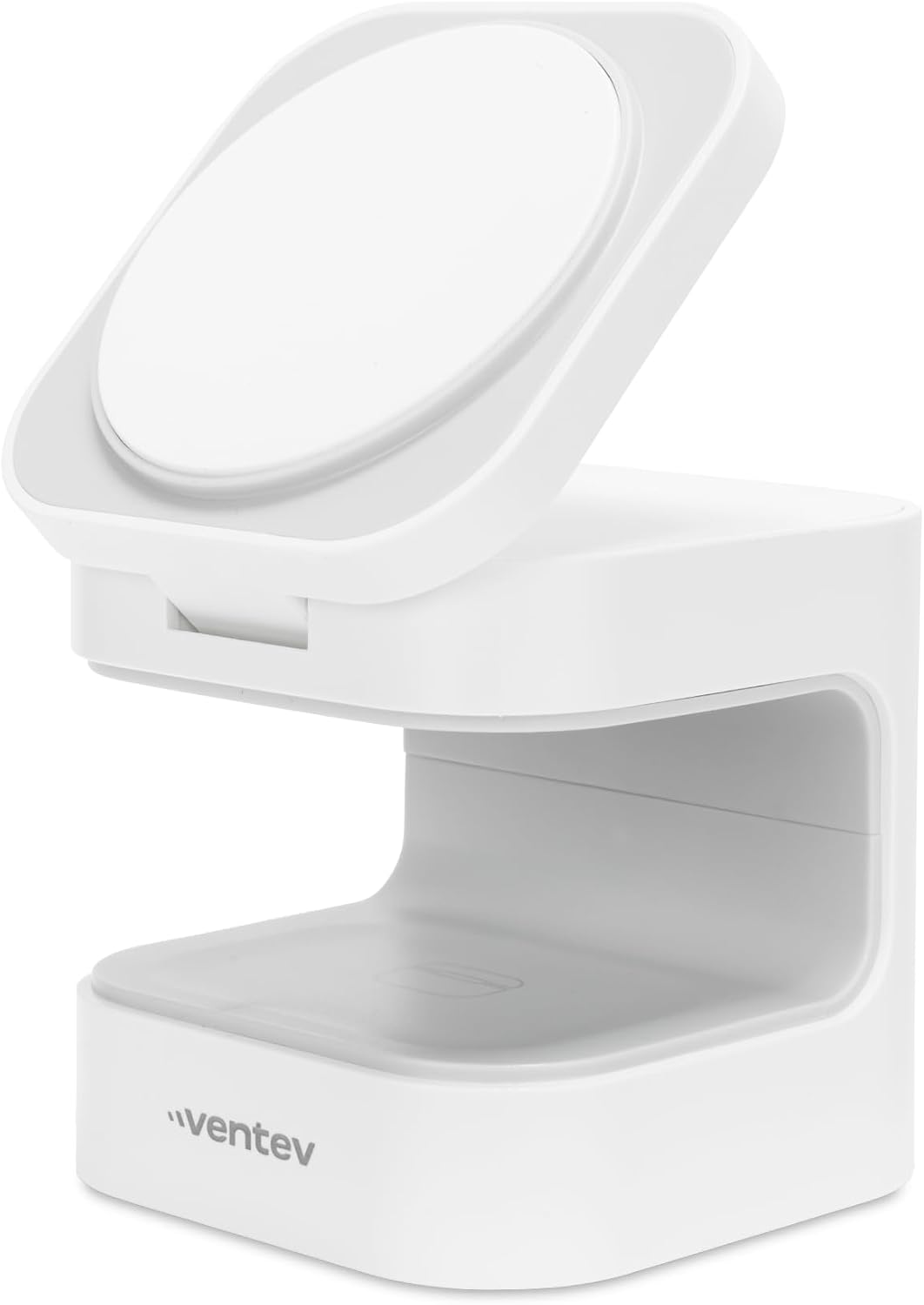 VENTEV SOPORTE DE CARGADOR INALÁMBRICO QI2 MAGSAFE DE 15 W, ESTACIÓN DE CARGA 2 EN 1 PARA IPHONE 16/16 PRO, 15/14/13, - 1