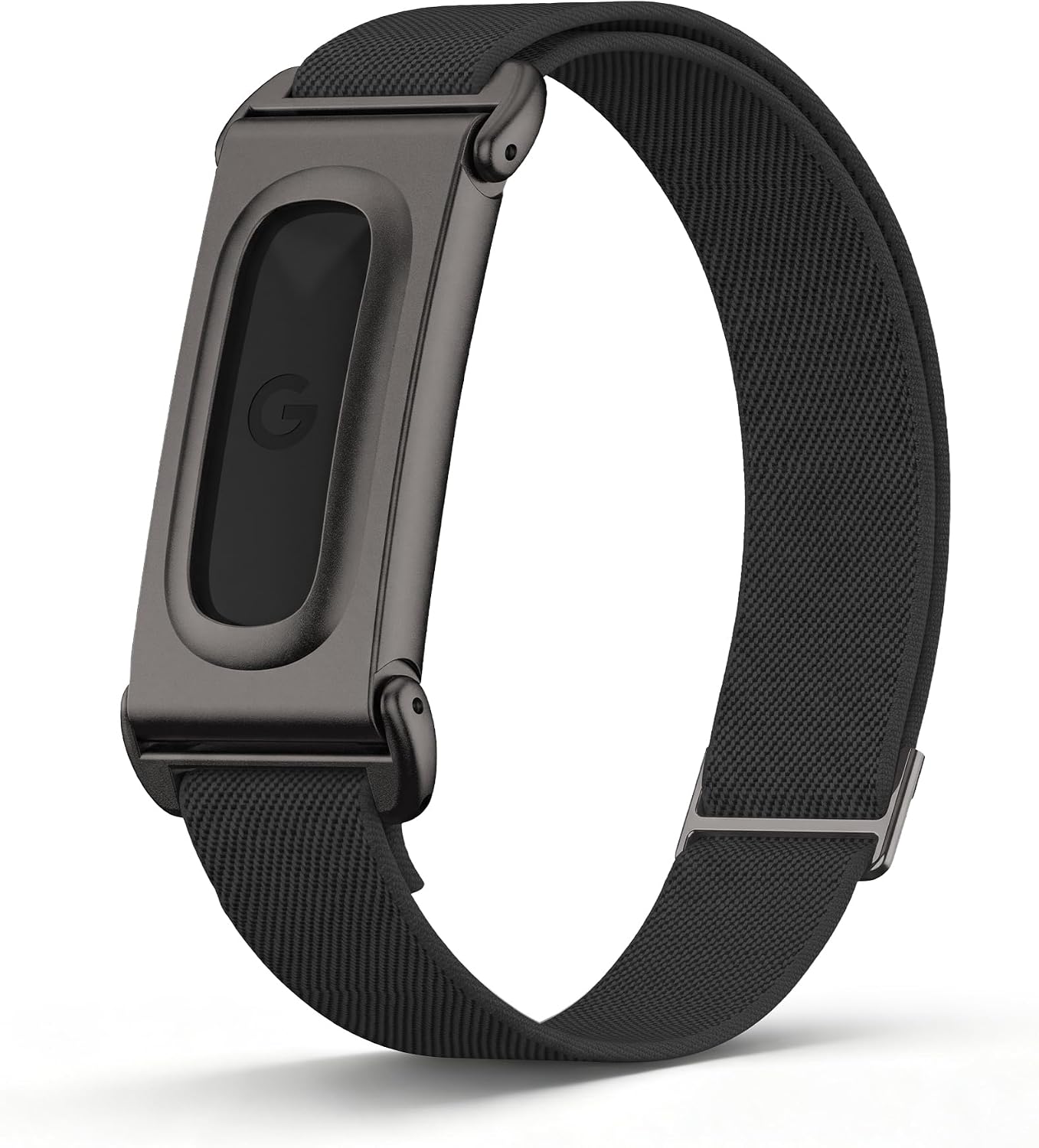 CORREA DE NAILON COMPATIBLE CON GOOGLE FITBIT AIR, CARCASA METÁLICA DE 0.551 IN - 1