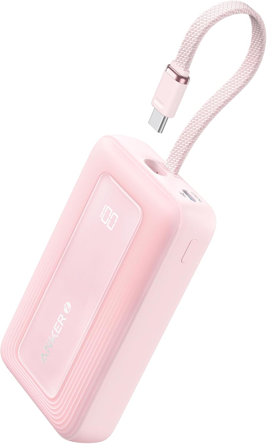 ANKER BANCO DE ENERGÍA DE 30 W Y 45 W Y 20,000 MAH CON CABLE USB-C INCORPORADO PAQUETE - 2