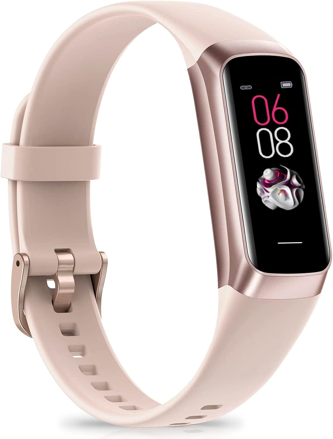 FITNESS TRACKER WITH 24/7 HEART RATE, ACTIVITY TRACKERS WITH BLOOD PRESSURE SLEEP MONITOR, 1.10 AMOLED SCREEN STEP TRACKER, - 1