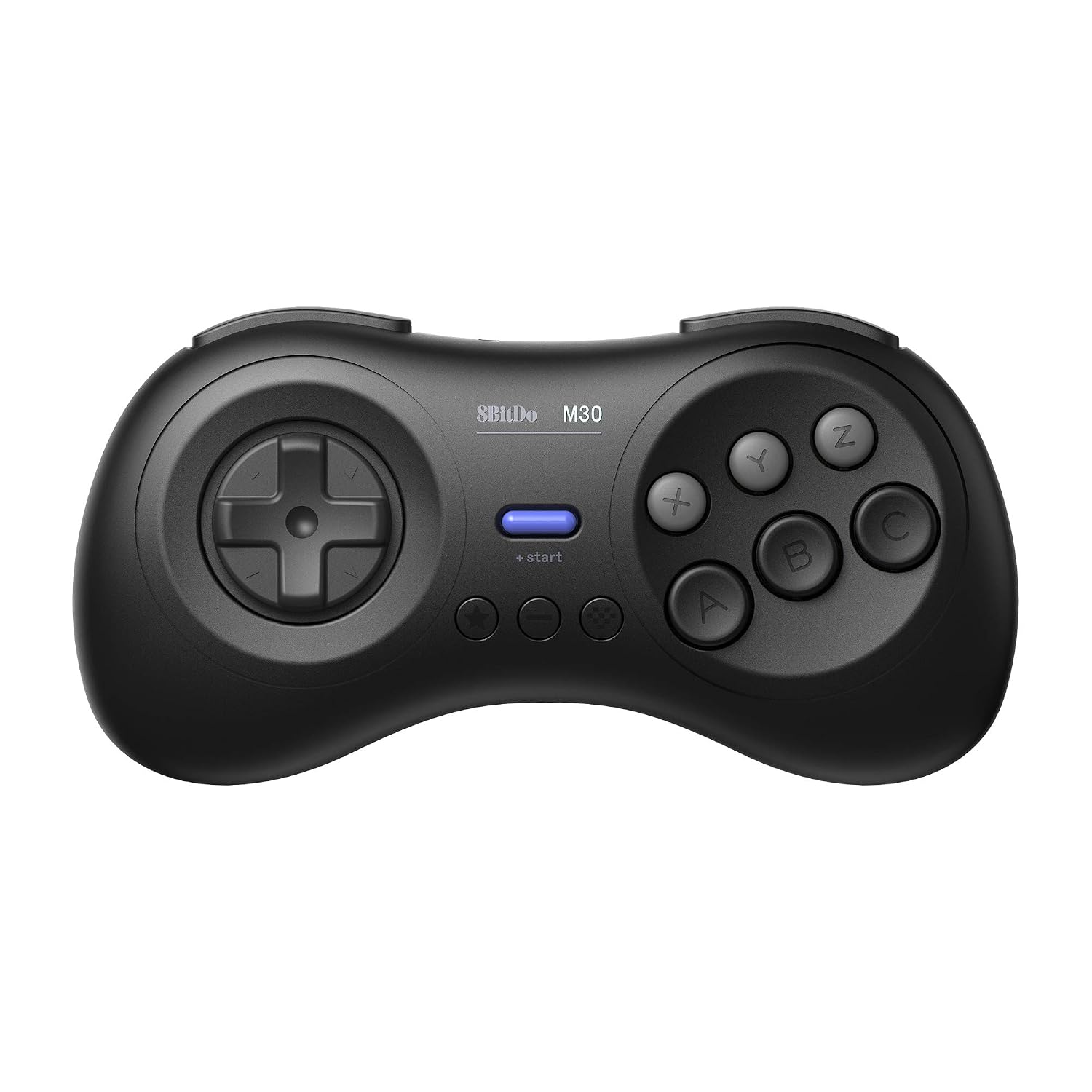 8BITDO M30 BLUETOOTH CONTROLLER FOR SWITCH, WINDOWS AND ANDROID, 6-BUTTON LAYOUT FOR SEGA S CLASSIC GAMES BLACK - 2