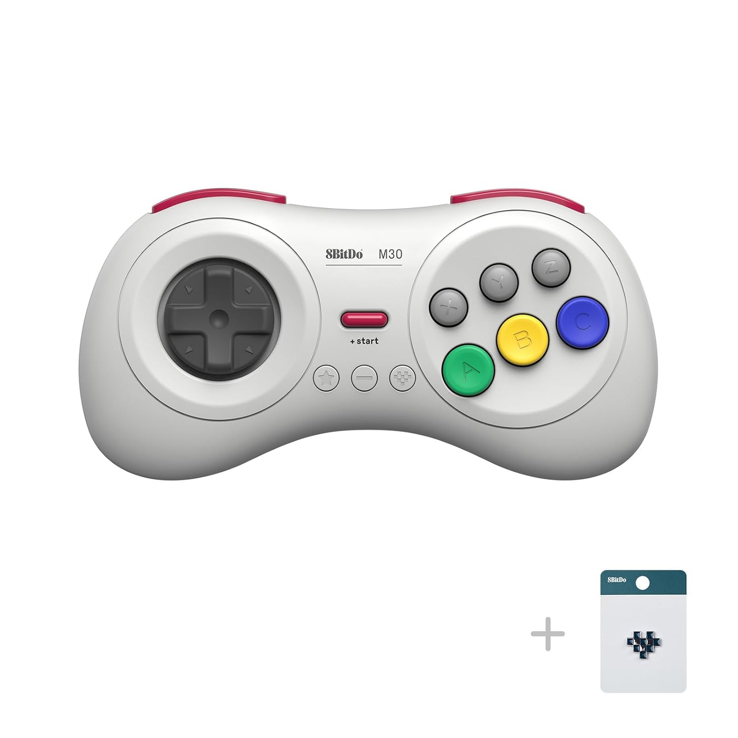 8BITDO M30 WIRELESS BLUETOOTH CONTROLLER RETRO GAMEPAD FOR SWITCH, PC WINDOWS, MACOS, ANDROID, RASPBERRY PI WITH SEGA - 1