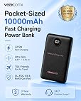 CARGADOR PORTÁTIL 10000MAH, BANCO DE ENERGÍA ULTRA DELGADO DE CARGA RÁPIDA NEGRO - 2