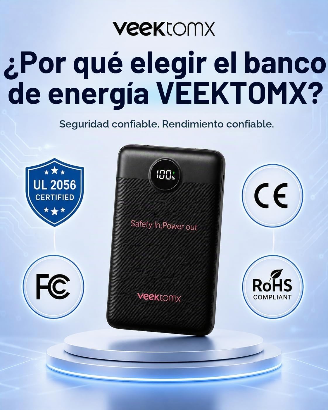CARGADOR PORTÁTIL 10000MAH, BANCO DE ENERGÍA ULTRA DELGADO DE CARGA RÁPIDA NEGRO - 7