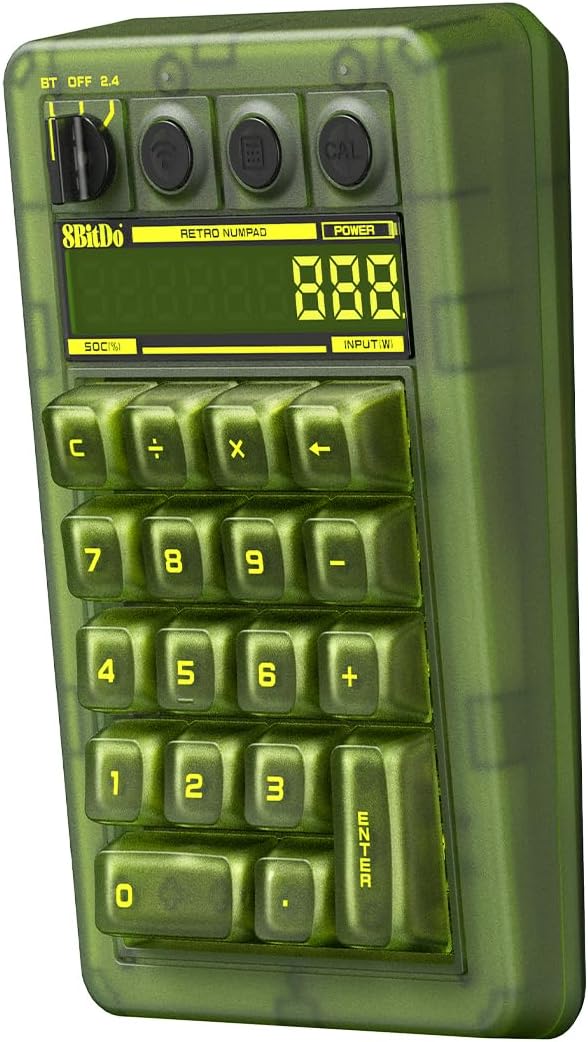 8BITDO RETRO 18 MECHANICAL NUMPAD FOR WINDOWS Y ANDROID, XBOX EDITION - 2
