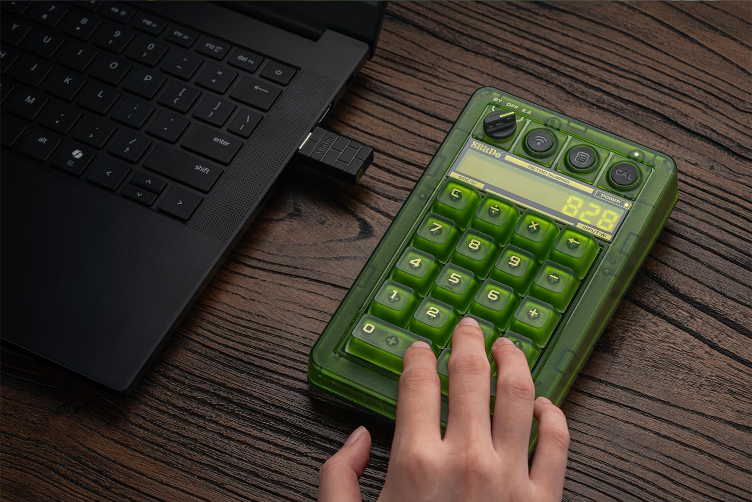 8BITDO RETRO 18 MECHANICAL NUMPAD FOR WINDOWS Y ANDROID, XBOX EDITION - 5