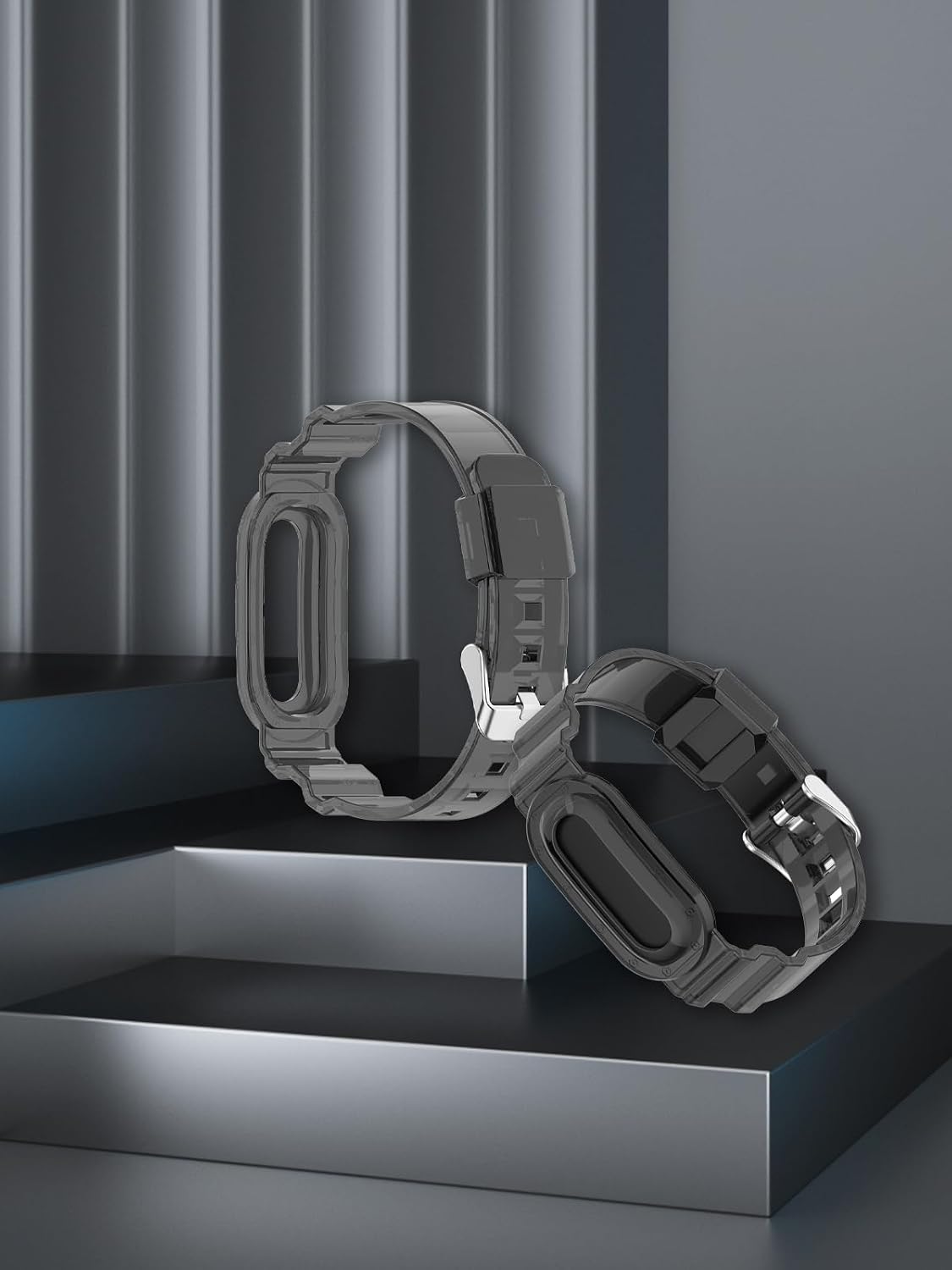 PAQUETE DE 2 CORREA DE RELOJ INTELIGENTE GOOGLE FITBIT AIR, CORREA DEPORTIVA DE TPU DE REPUESTO PARA GOOGLE FITBIT AIR SMART - 7
