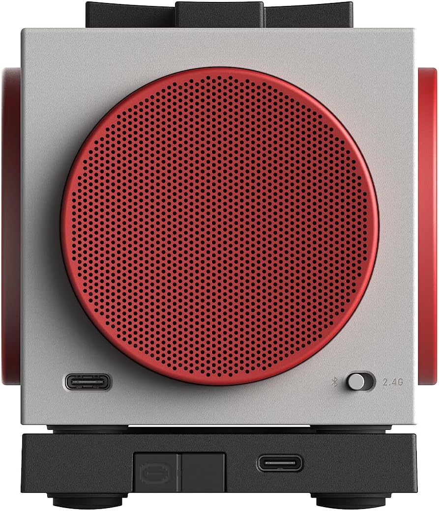 8BITDO ALTAVOZ RETRO CUBE 2, ALTAVOZ BLUETOOTH PORTÁTIL CON SONIDO ESTÉREO, BASE DE CARGA INALÁMBRICA, BLUETOOTH - 4
