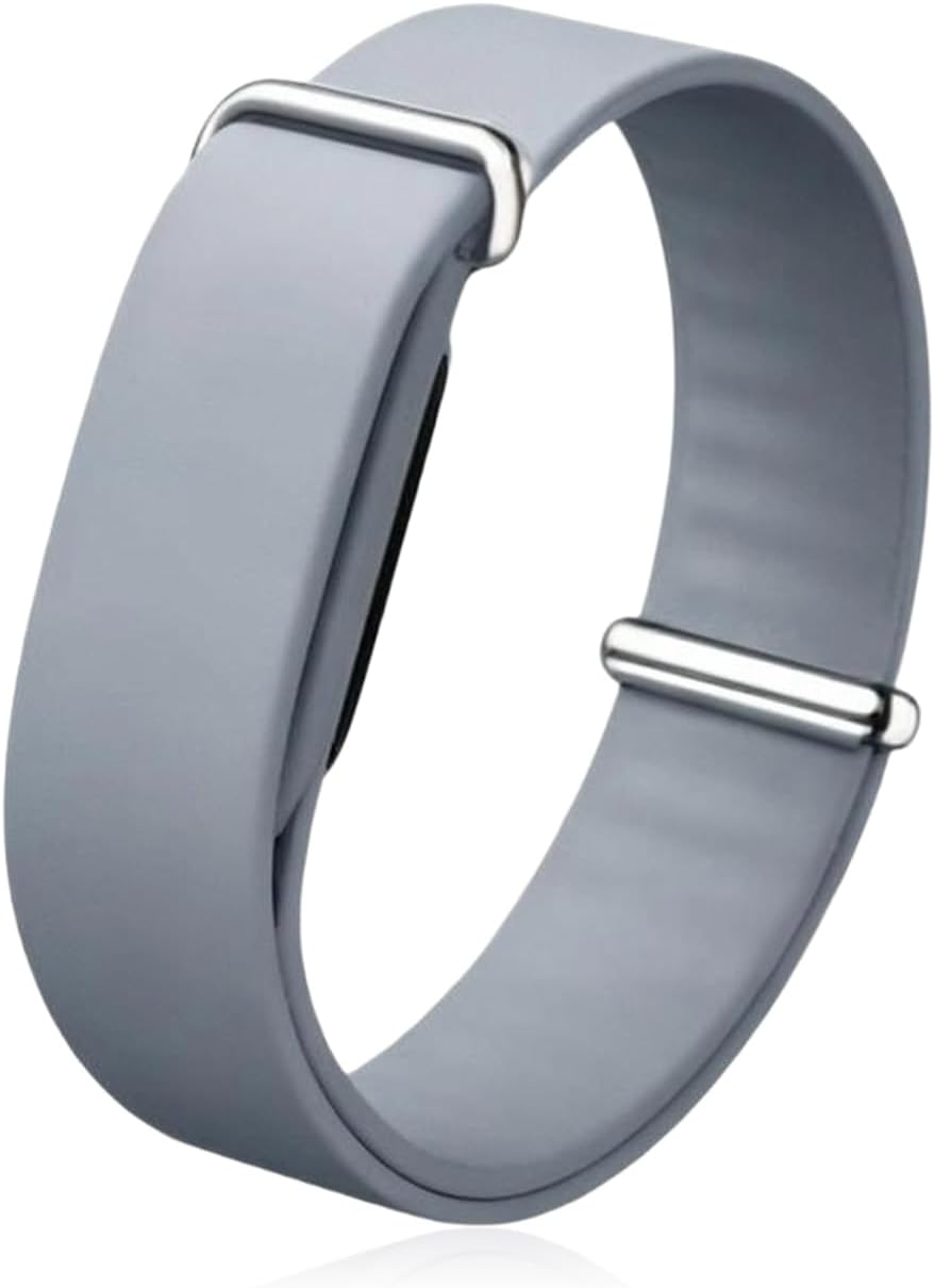 CORREA COMPATIBLE CON GOOGLE FITBIT AIR MONITOR DE ACTIVIDAD SIN PANTALLA, CORREA DE REPUESTO DE SILICONA SUAVE, PULSERA - 1