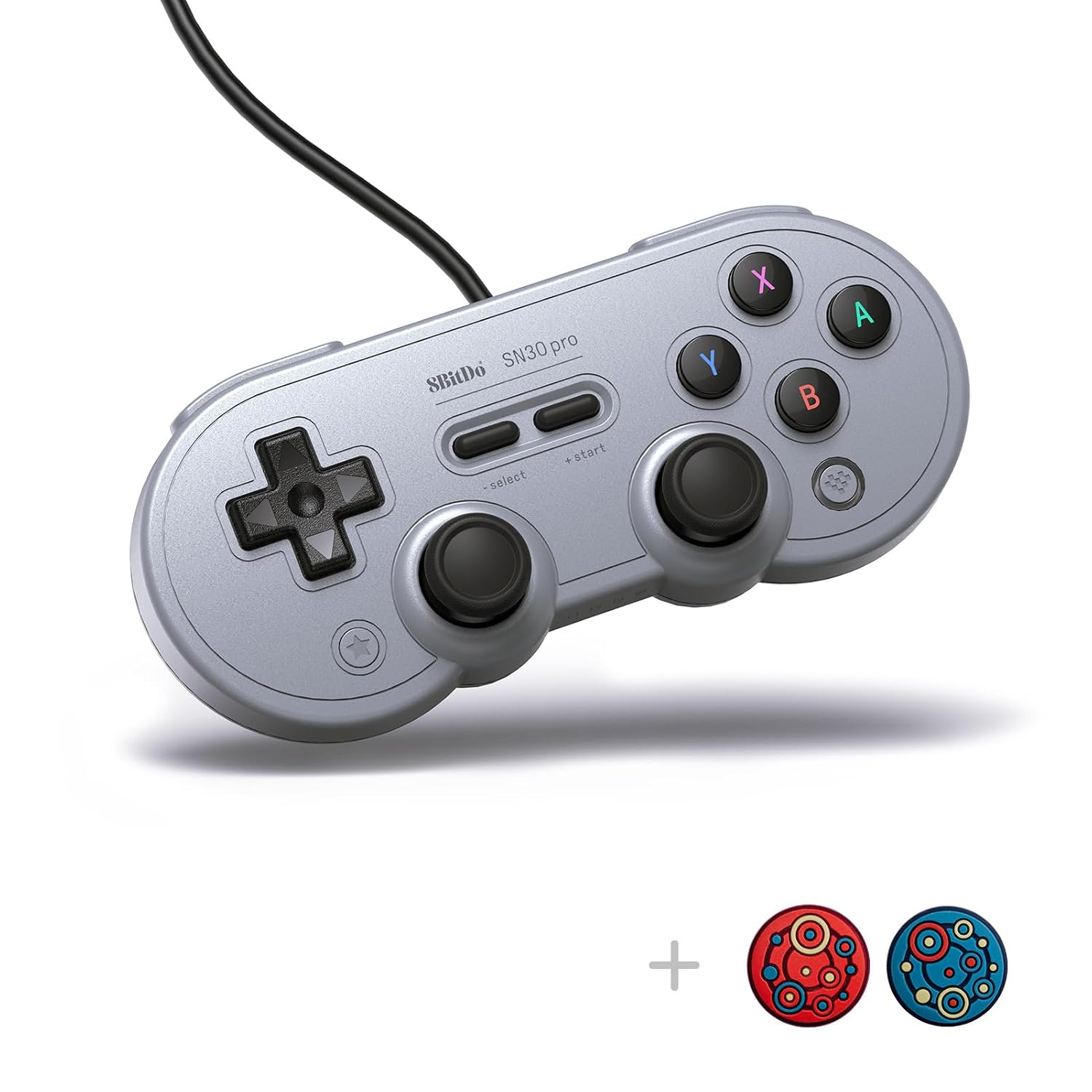 8BITDO SN30 PRO USB WIRED CONTROLLER RETRO CLASSIC GAMEPAD FOR SWITCH, PC WINDOWS Y RASPBERRY PI GRAY EDITION - 1
