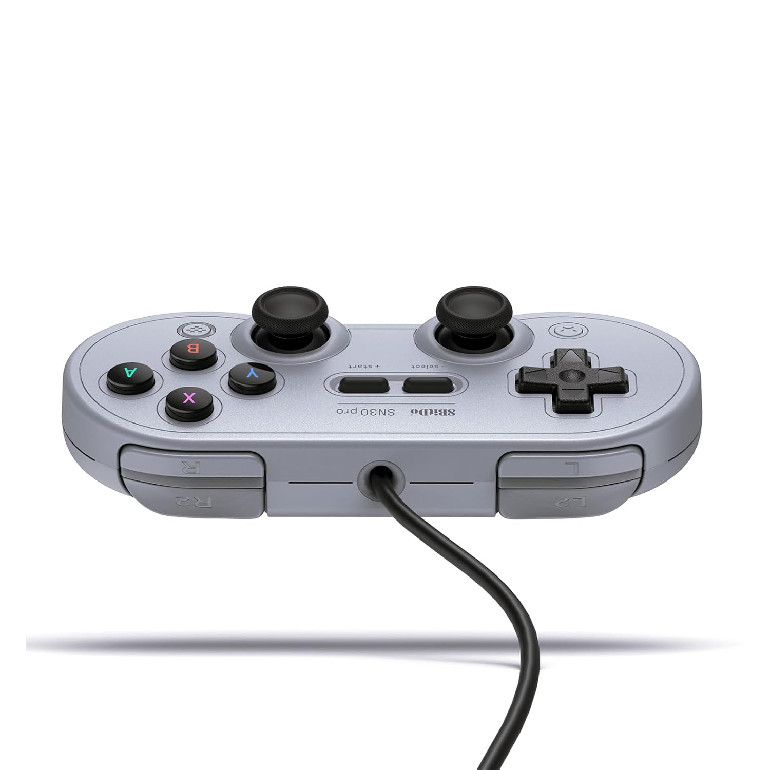 8BITDO SN30 PRO USB WIRED CONTROLLER RETRO CLASSIC GAMEPAD FOR SWITCH, PC WINDOWS Y RASPBERRY PI GRAY EDITION - 7