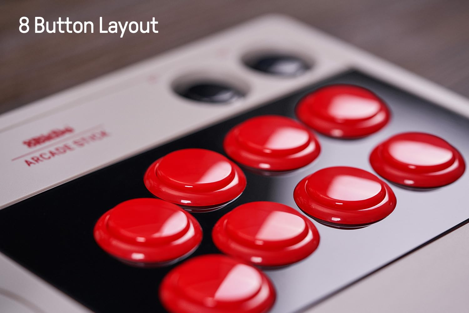 8BITDO ARCADE STICK FOR SWITCH Y WINDOWS, ARCADE FIGHT STICK SUPPORT WIRELESS BLUETOOTH, 2.4G RECEIVER AND WIRED CONNECTION - 4