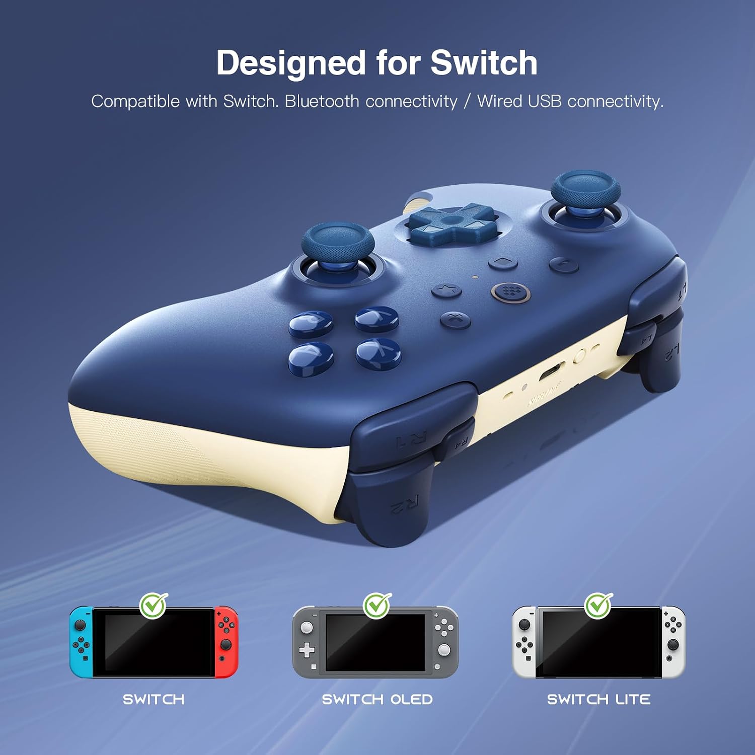 8BITDO ULTIMATE 2C BLUETOOTH CONTROLLER HALL EFFECT JOYSTICK UPDATE - FOR SWITCH/SWITCH 2, WITH REMAPPABLE L4/R4 BUMPERS, - 4