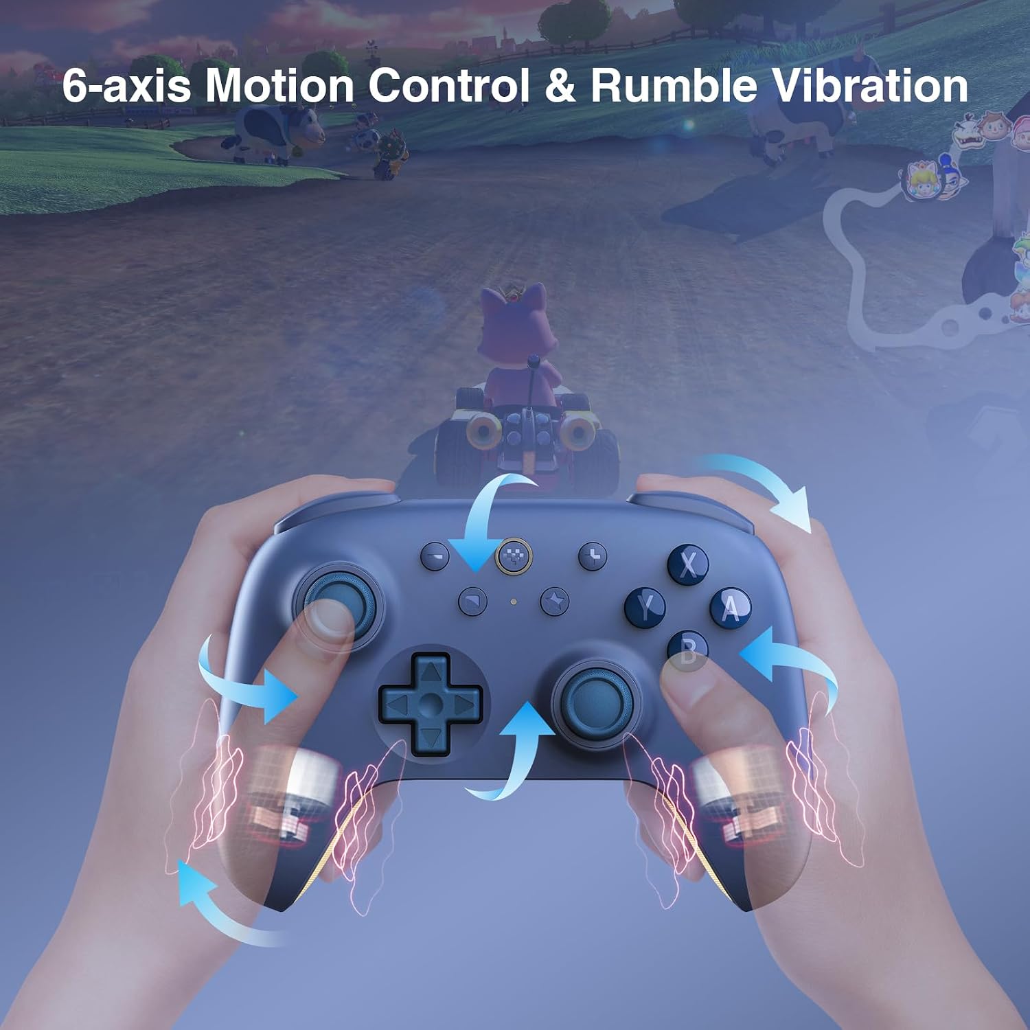 8BITDO ULTIMATE 2C BLUETOOTH CONTROLLER HALL EFFECT JOYSTICK UPDATE - FOR SWITCH/SWITCH 2, WITH REMAPPABLE L4/R4 BUMPERS, - 5