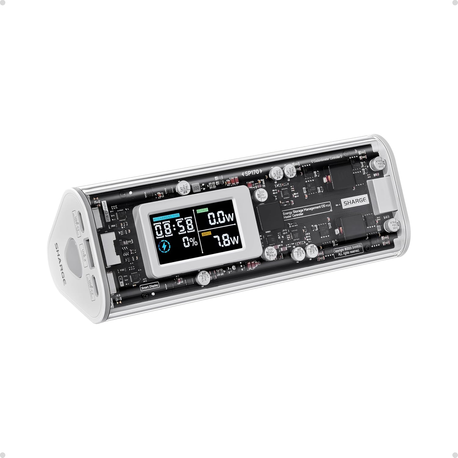 SHARGE BANCO DE ENERGÍA EK 170, CARGADOR PORTÁTIL DE 140W 24000MAH - 1