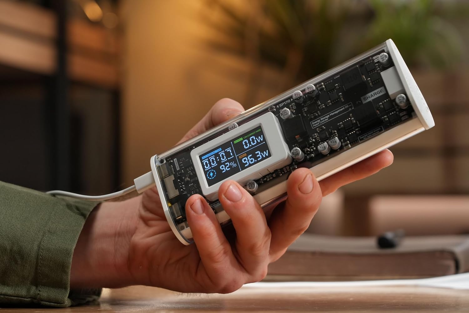 SHARGE BANCO DE ENERGÍA EK 170, CARGADOR PORTÁTIL DE 140W 24000MAH - 7