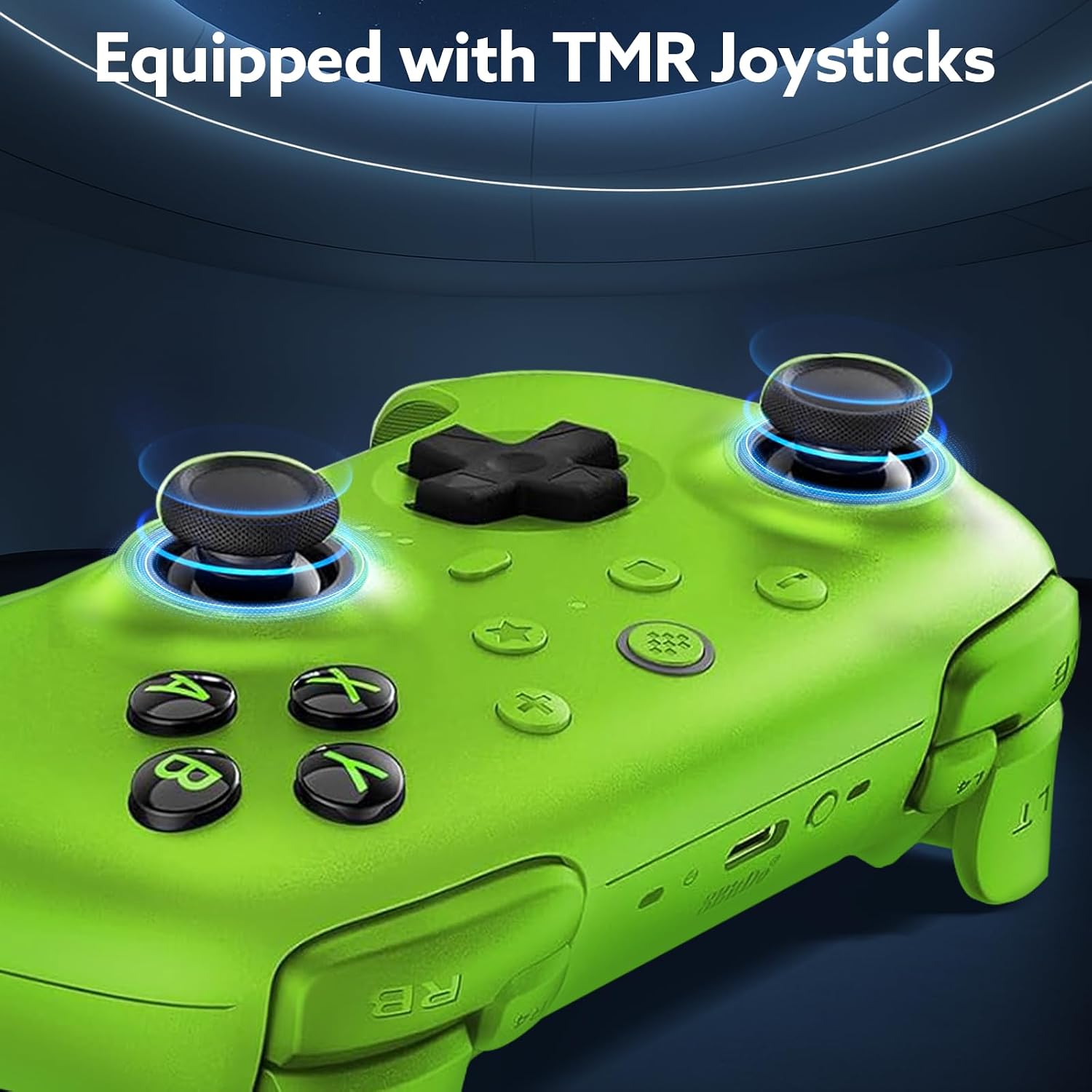 8BITDO ULTIMATE 2 WIRELESS CONTROLLER WITH TMR JOYSTICKS FOR WINDOWS Y ANDROID, GAMING CONTROLLER WITH SWITCHABLE HALL - 2