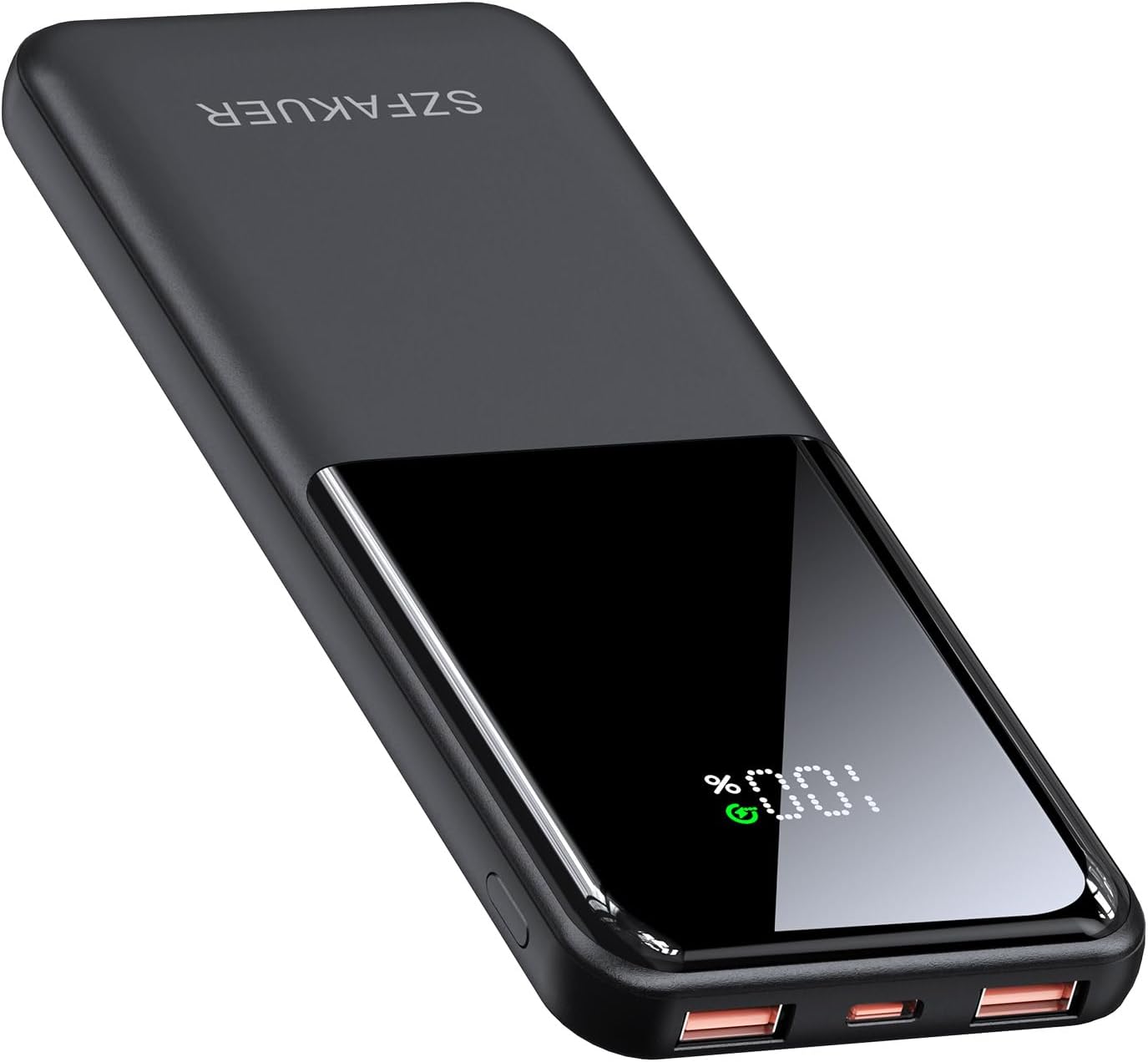 CARGADOR DE BATERÍA PORTÁTIL, BATERÍA DE CARGA RÁPIDA DE 10,000 MAH DELGADA, PAQUETE DE BATERÍA DE 22.5 W USB-C COMPATIBLE - 1