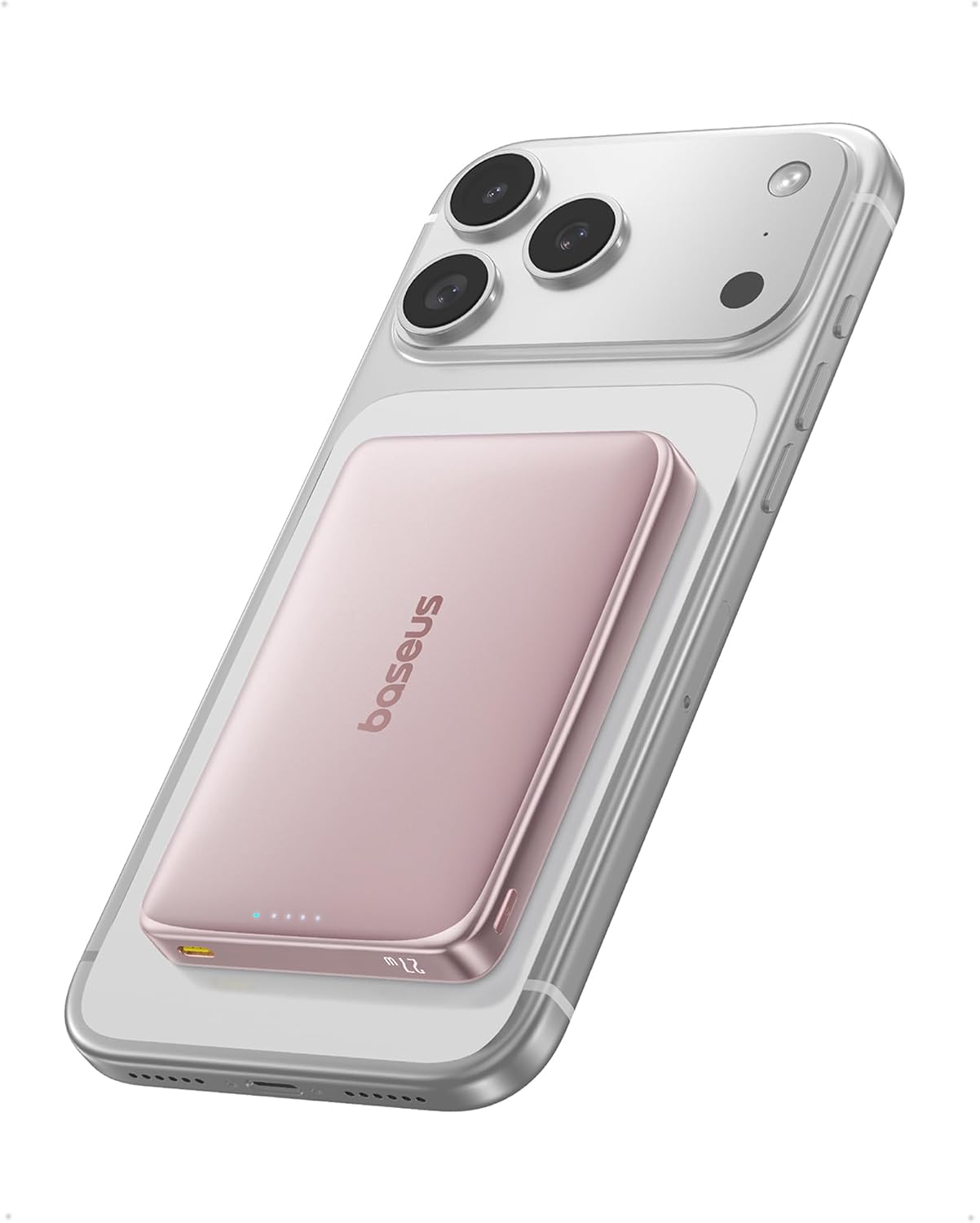 BASEUS PICOGO POWER BANK - CARGADOR PORTÁTIL MAGSAFE ULTRA DELGADO DE 0.5 PULGADAS, 10000 MAH, BATERÍA MAGNÉTICA DE CARGA - 1