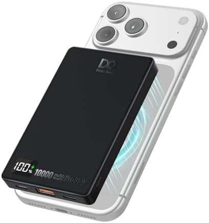 CARGADOR PORTÁTIL DE CARGA RÁPIDA INALÁMBRICO MAGNÉTICO DEL BANCO 10000MAH DEL PODER DE PD 35W - 7