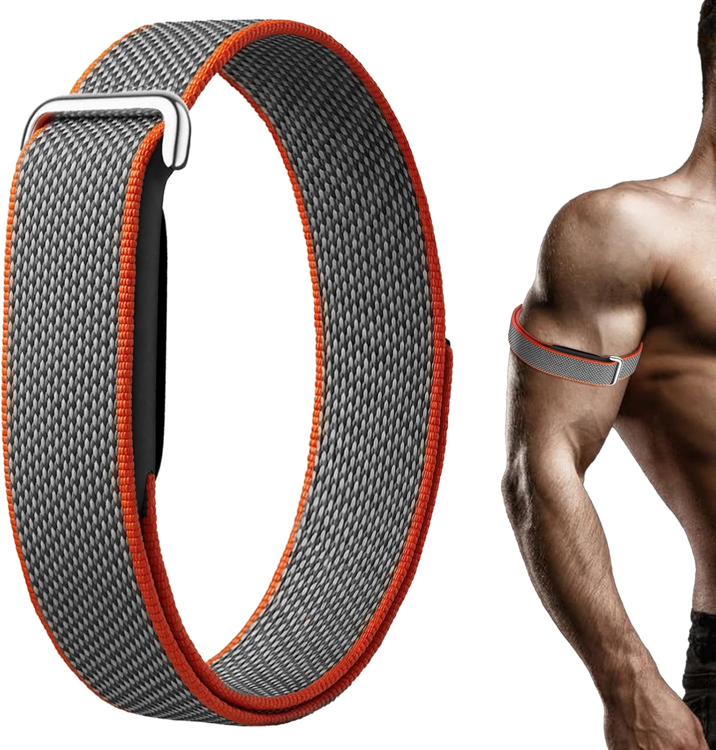 ELASTIC NYLON SPORT BICEP BANDS COMPATIBLE WITH GOOGLE FITBIT AIR BAND - 1