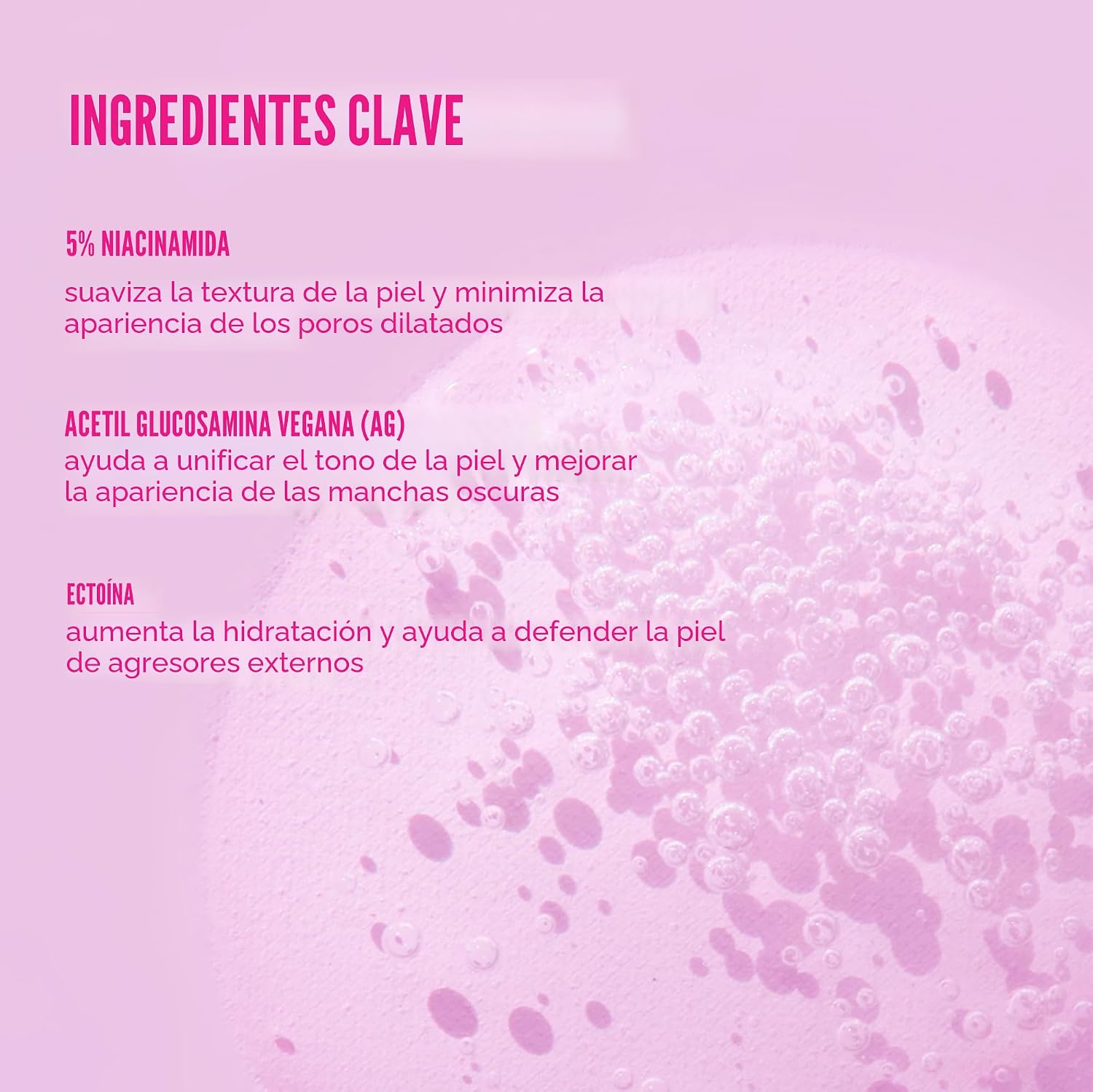 GOOD MOLECULES SUERO DE NIACINAMIDA AL 5% CON ECTOÍNA - SUERO ULTRA HIDRATANTE PARA DIRIGIRSE A POROS DILATADOS Y ACNÉ - - 3