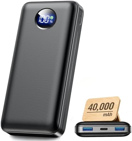 CARGADOR PORTÁTIL DE 40000 MAH, CARGADOR DE BATERÍA DE CARGA RÁPIDA USB-C 22.5 W , CARGADOR DE TELÉFONO PORTÁTIL PARA IPHONE - 7
