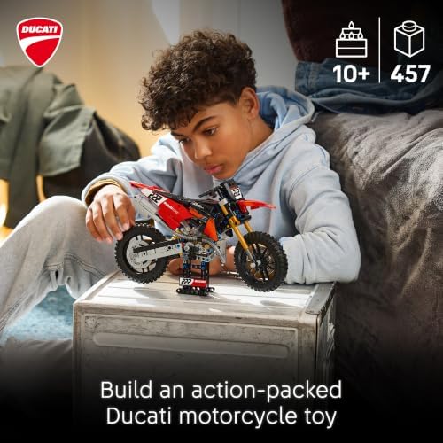 LEGO TECHNIC DUCATI DESMO450 MX FACTORY MOTORCYCLE 42238 - 7