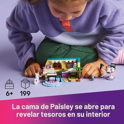 LEGO FRIENDS PAISLEY - JUGUETE DE CONSTRUCCIÓN DE HABITACIÓN, JUEGO DE SIMULACIÓN PARA NIÑOS, NIÑAS Y NIÑOS, A PARTIR DE 6 - 7