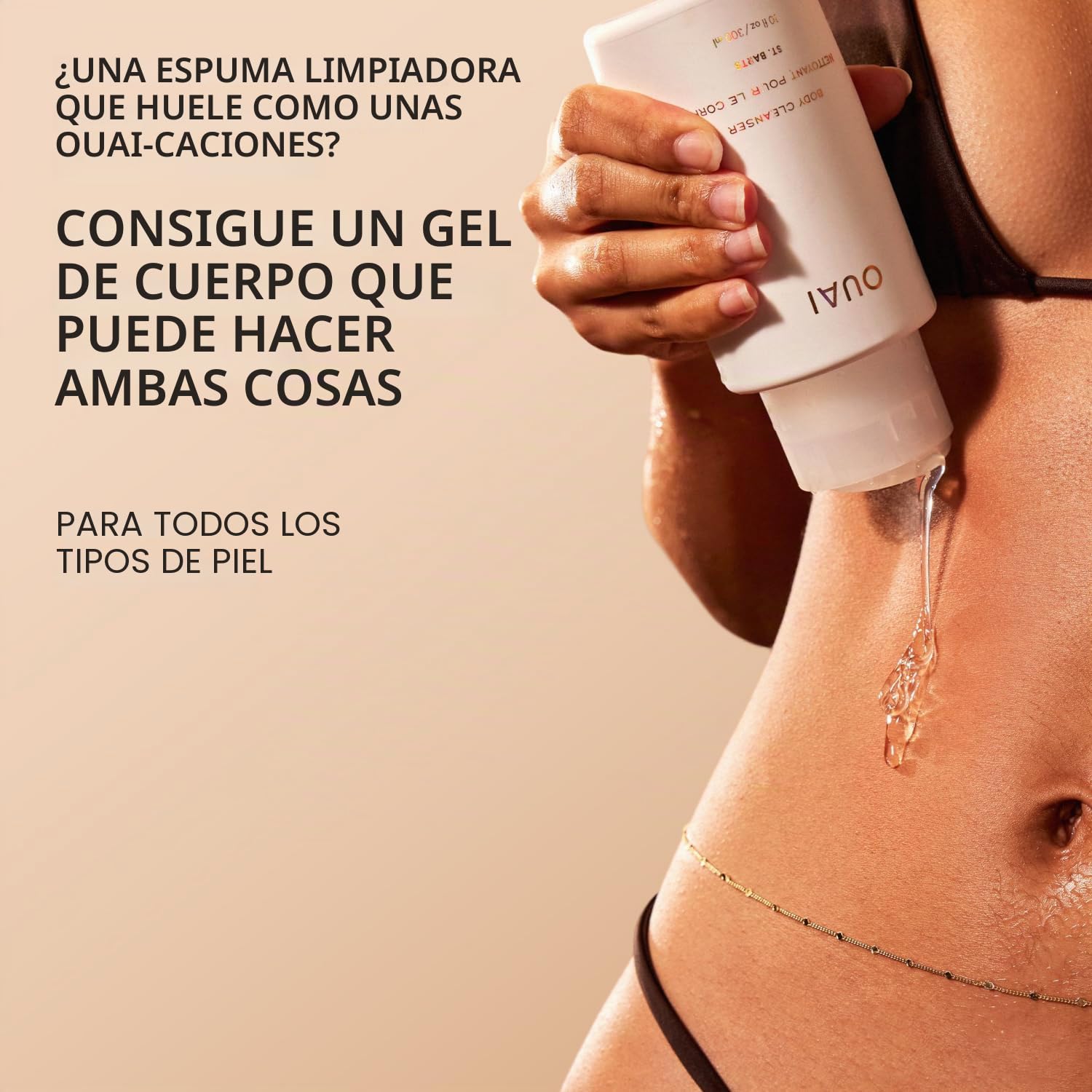 OUAI LIMPIADOR CORPORAL - GEL DE BAÑO ESPUMOSO - ST. BARTS 10 ONZAS LÍQUIDAS - 2
