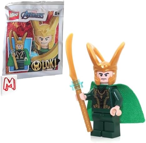 LEGO MARVEL SUPER HEROES AVENGERS WRATH OF LOKI MINIFIGURE - LOKI CON BASTÓN DORADO 76152 - 7