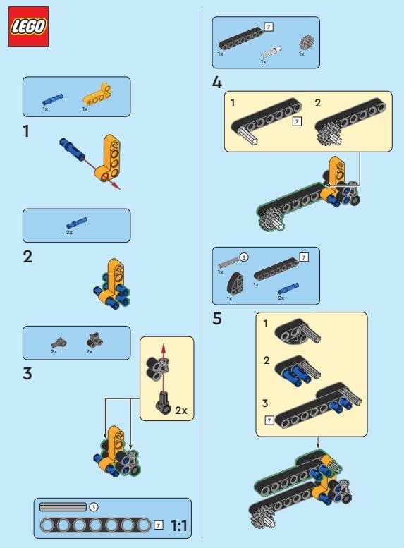 LEGO TECHNIC MINI SET: COSECHADORA MICRO SET 80 PIEZAS A PARTIR DE 7 AÑOS - 3