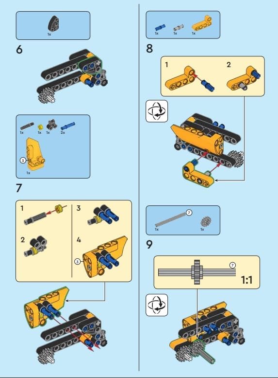 LEGO TECHNIC MINI SET: COSECHADORA MICRO SET 80 PIEZAS A PARTIR DE 7 AÑOS - 4
