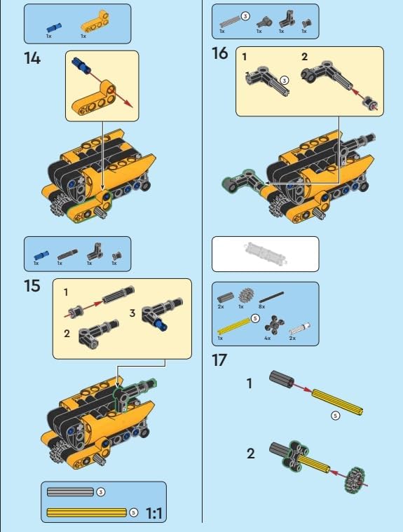 LEGO TECHNIC MINI SET: COSECHADORA MICRO SET 80 PIEZAS A PARTIR DE 7 AÑOS - 6