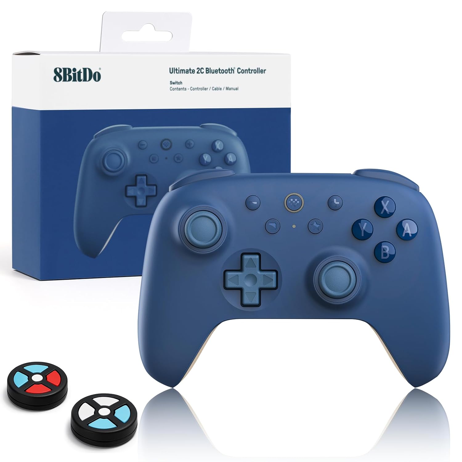 8BITDO ULTIMATE 2C BLUETOOTH CONTROLLER FOR SWITCH/SWITCH 2 - WIRELESS GAMING CONTROLLER WITH HALL EFFECT JOYSTICKS, 6-AXIS - 1