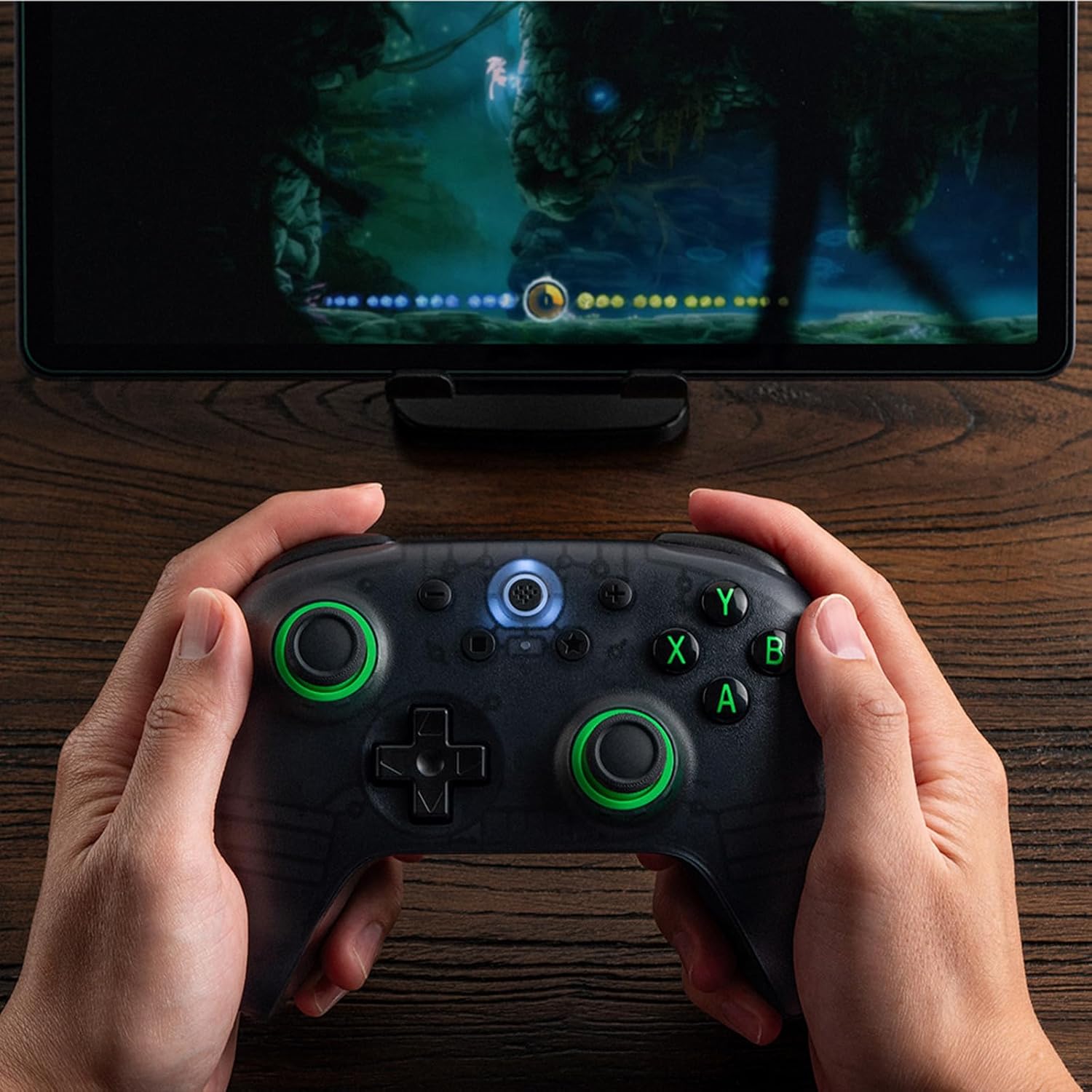 8BITDO ULTIMATE 2C WIRELESS CONTROLLER FOR WINDOWS PC AND ANDROID, WITH 1000HZ POLLING RATE, HALL EFFECT JOYSTICKS AND HALL - 6