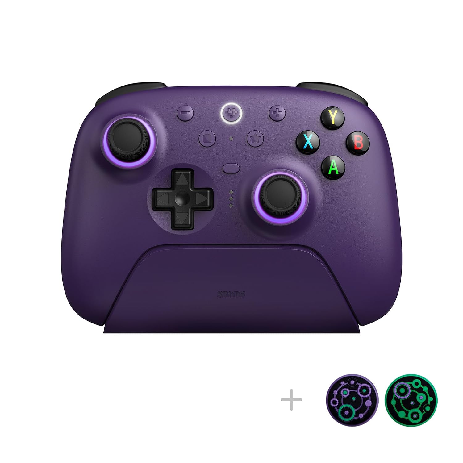 8BITDO ULTIMATE 2 WIRELESS GAMING CONTROLLER WITH CHARGING DOCK - PURPLE - 2