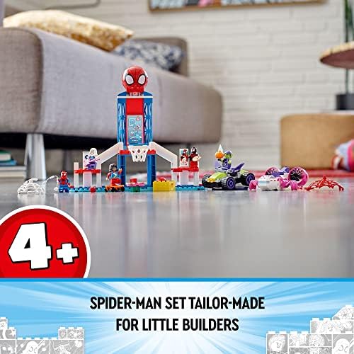 SET DE CONSTRUCCIÓN LEGO MARVEL SPIDER-MAN WEBQUARTERS HANGOUT 10784 - SERIE SPIDEY Y SUS INCREÍBLES AMIGOS, MINIFIGURAS - 7