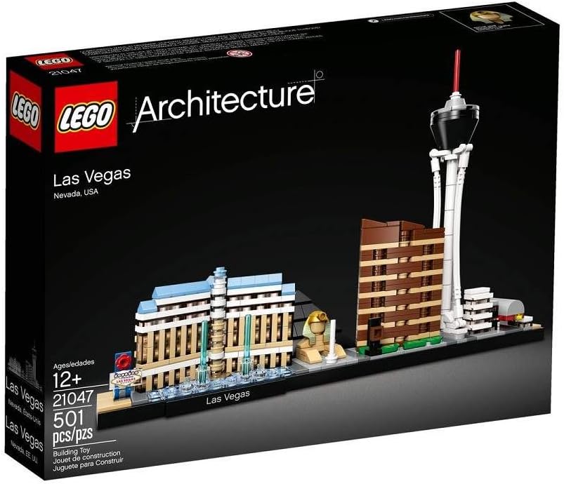 LEGO ARCHITECTURE SKYLINE COLLECTION LAS VEGAS KIT DE CONSTRUCCIÓN 21047 487 PIEZAS - 1