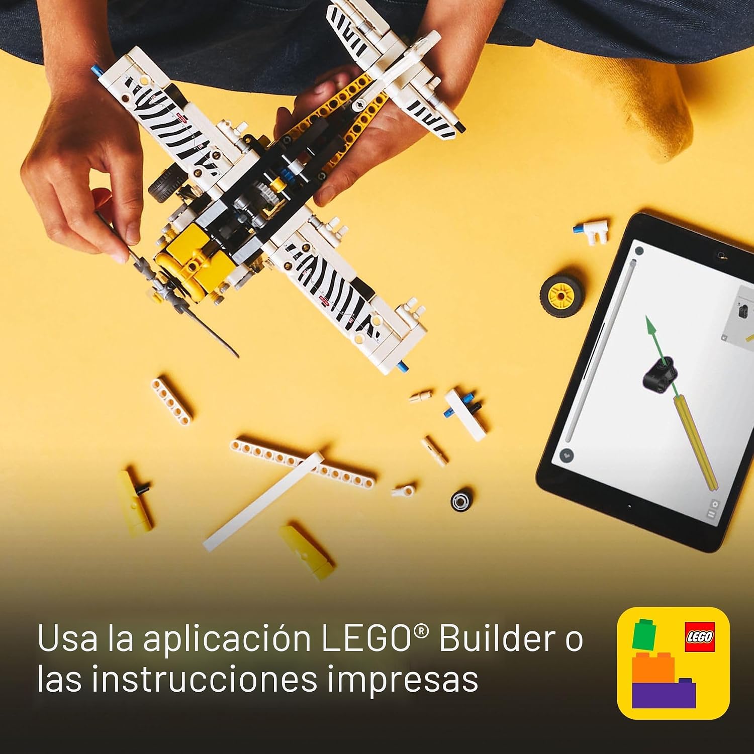 AVIÓN DE JUGUETE LEGO TECHNIC - AVIÓN DE JUGUETE PARA CONSTRUIR PARA NIÑOS, NIÑOS Y NIÑAS, A PARTIR DE 8 AÑOS - JUEGO - 7