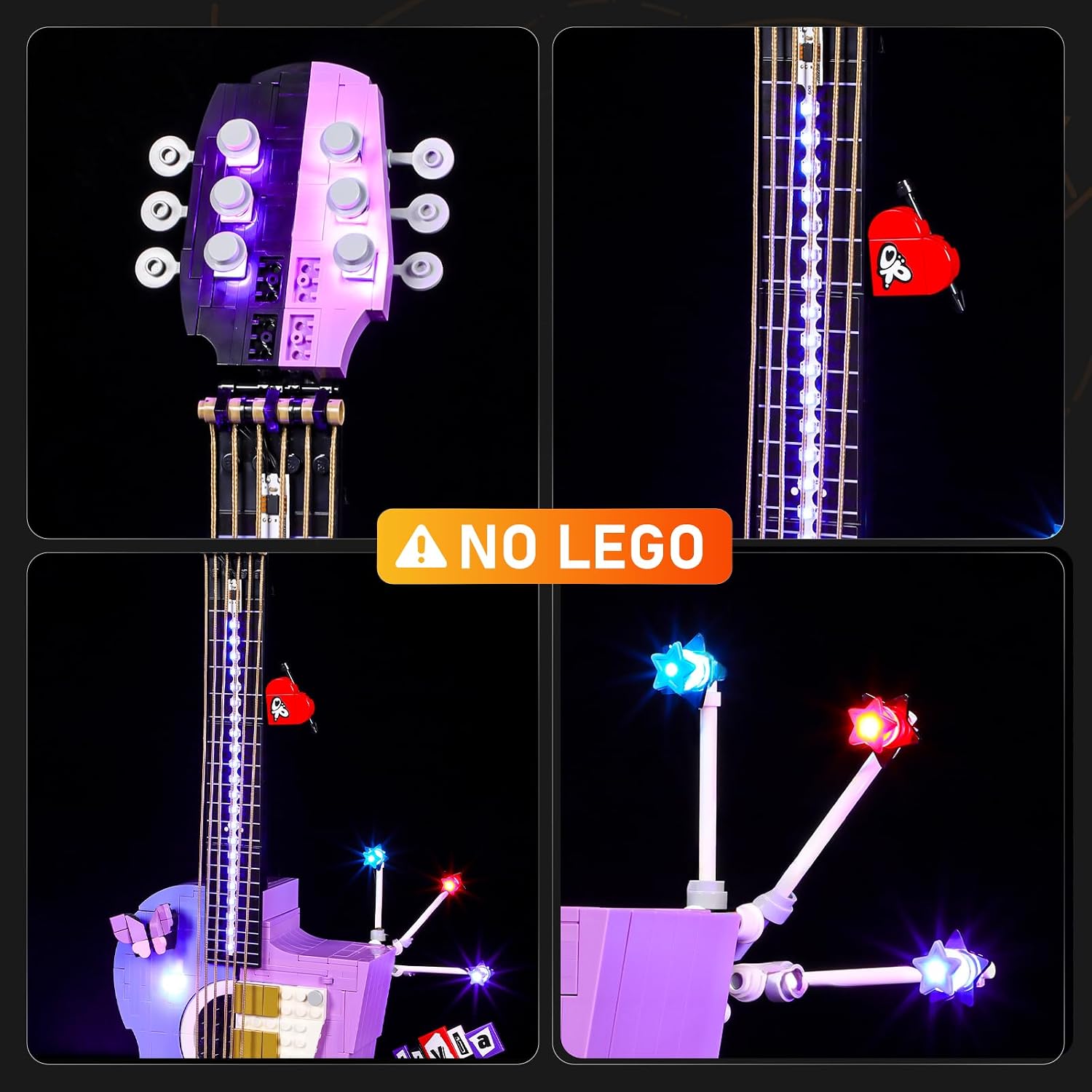 LIGHTAILING LED LIGHT COMPATIBLE WITH LEGO-43031 OLIVIA RODRIGO S DUAL GUITAR - EASY INSTALL, HIDDEN WIRING, HOME DECOR Y - 7