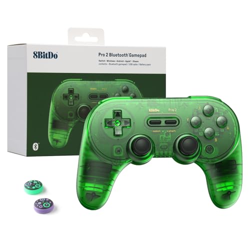 8BITDO PRO 2 CONTROLADOR INALÁMBRICO BLUETOOTH ACTUALIZACIÓN DE JOYSTICK DE EFECTO HALL - PARA SWITCH/SWITCH 2 PC WINDOWS - 7