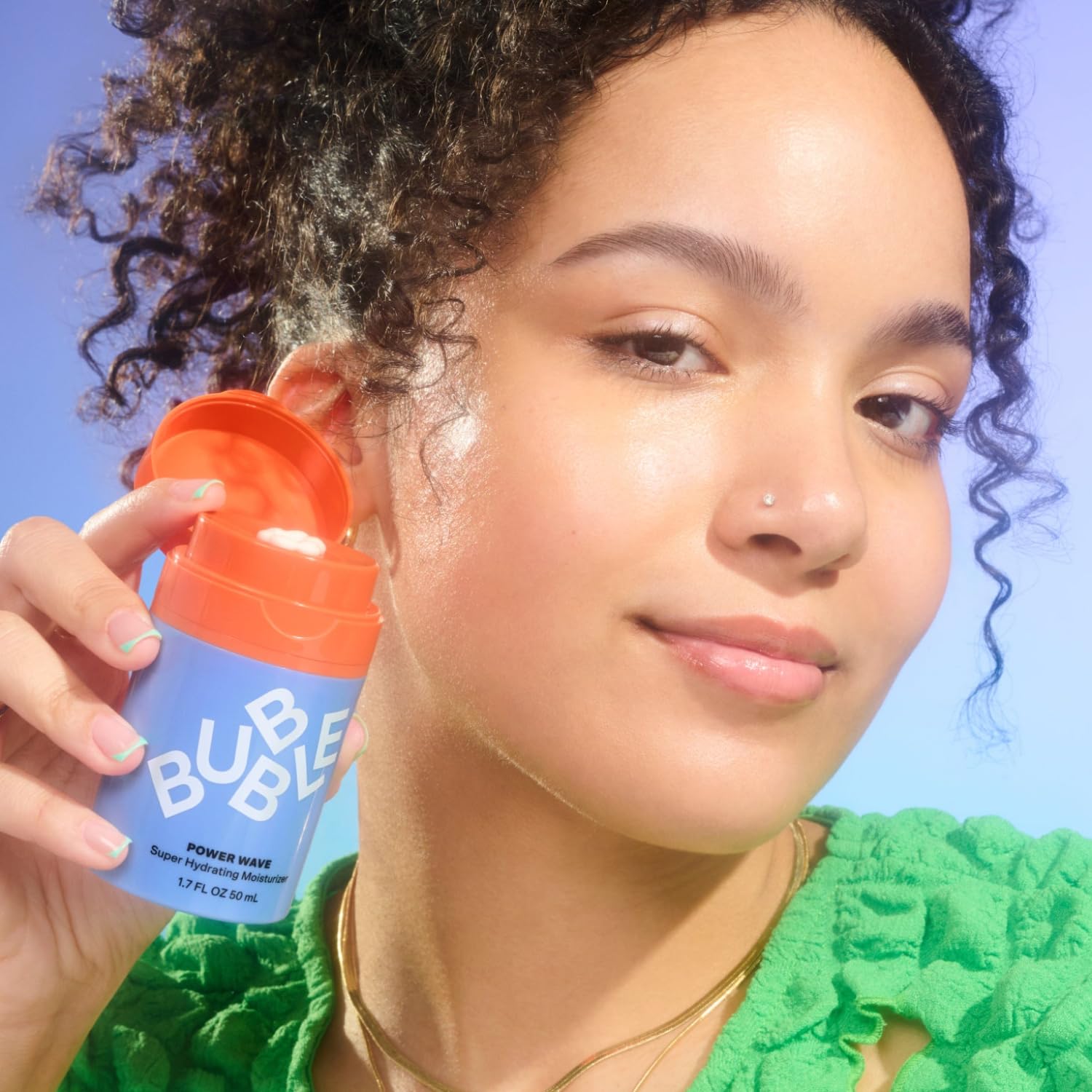 BUBBLE CUIDADO DE LA PIEL HIDRATANTE FACIAL POWER WAVE - CREMA FACIAL PÉPTIDA HIDRATANTE PARA PIEL SECA Y SENSIBLE - 6
