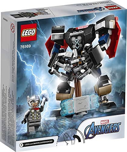 LEGO MARVEL AVENGERS CLASSIC THOR MECH ARMOR 76169 COOL THOR HAMMER PLAYSET JUGUETE DE CONSTRUCCIÓN DE SUPERHÉROES - 7