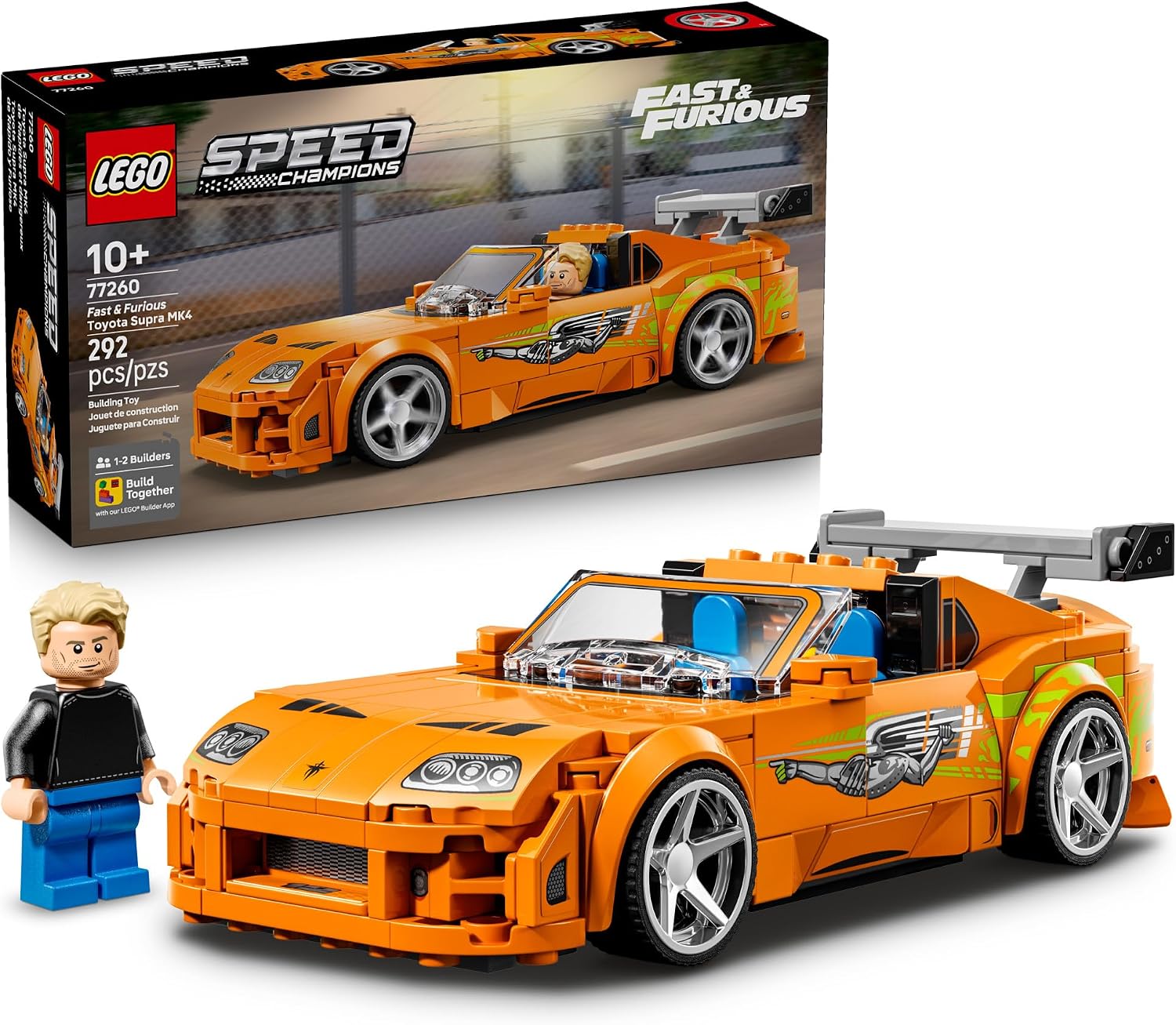 LEGO SPEED CHAMPIONS THE FAST AND THE FURIOUS TOYOTA SUPRA MK4 77260 - 1