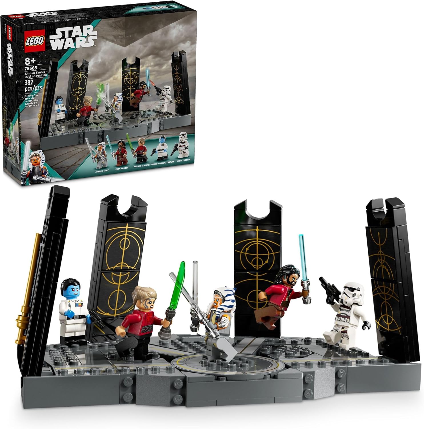 JUGUETE DE CONSTRUCCIÓN LEGO STAR WARS DUELO DE AHSOKA TANO EN PERIDEA PARA NIÑOS, JUGUETE COLECCIONABLE CON 5 MINIFIGURAS - 1