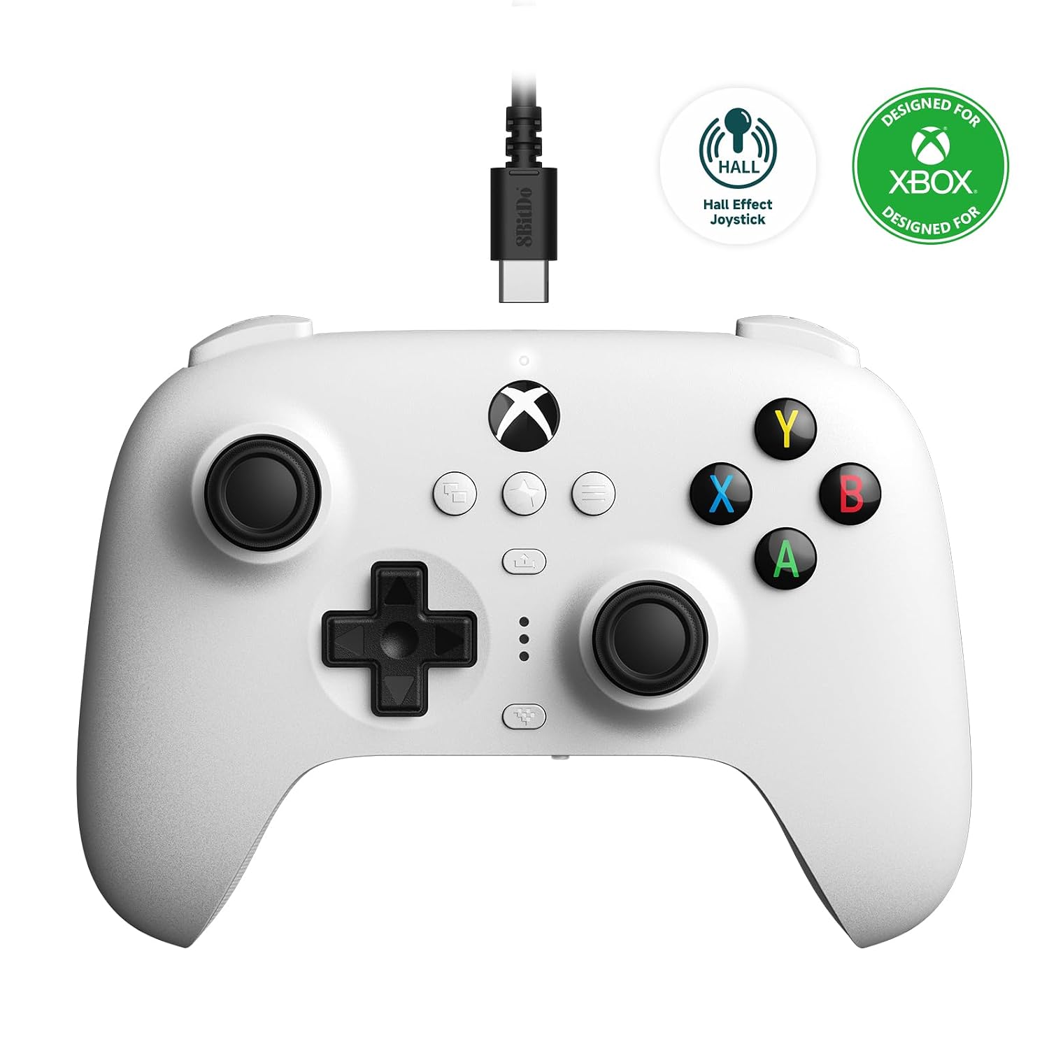 8BITDO ULTIMATE WIRED CONTROLLER FOR XBOX, HALL EFFECT JOYSTICKS AND HALL TRIGGERS, COMPATIBLE WITH XBOX SERIES X S, XBOX - 1