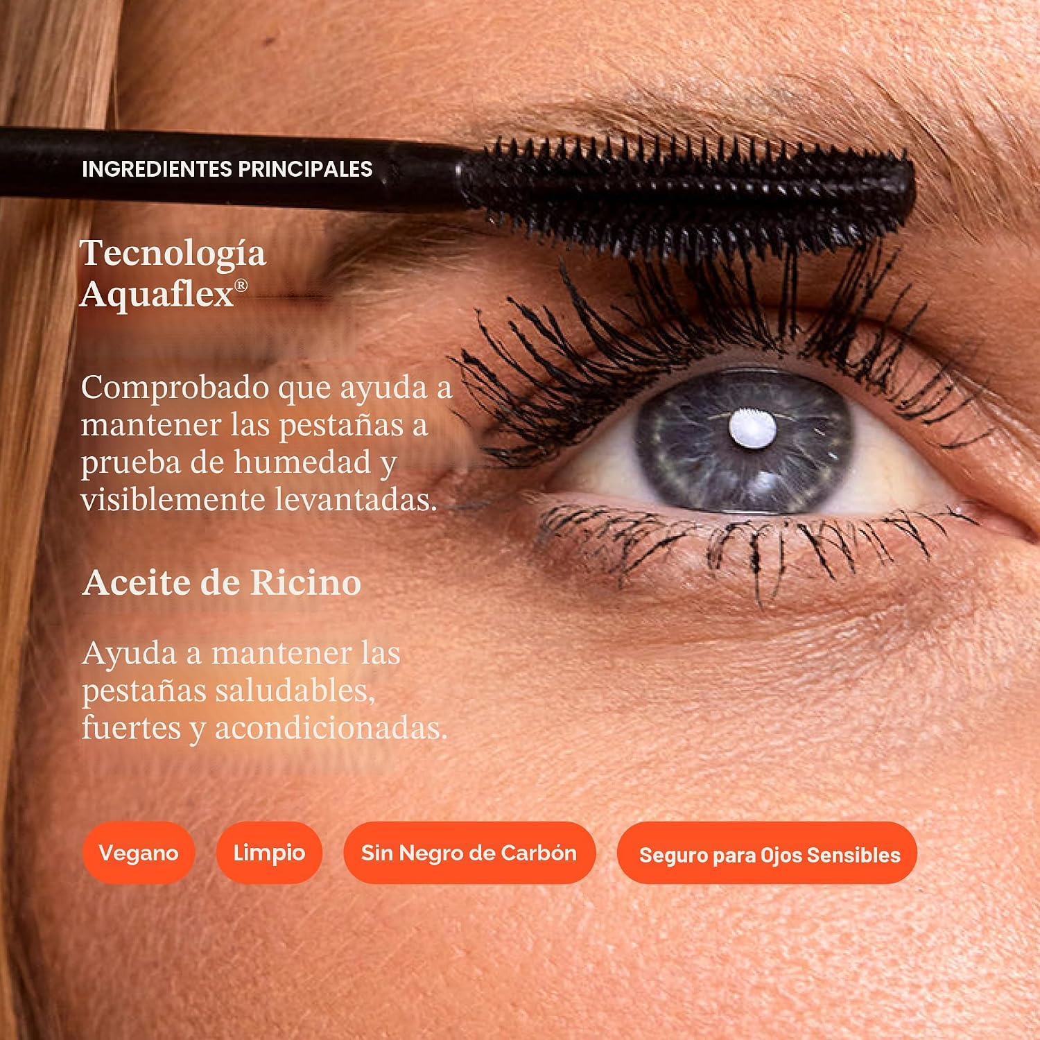 MÁSCARA TOWER 28 MAQUILLAJE PARA PESTAÑAS VOLUMINIZANTE Y ALARGANTE SIN GRUMOS, SIN DESCAMACIÓN, SIN MANCHAS SUAVE PARA OJOS - 6